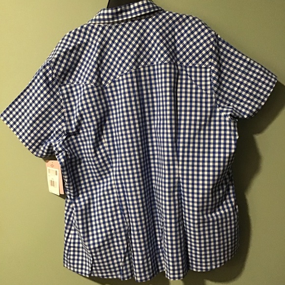 Dickies Women Stretch Short Sleeve Poplin Shirt Size 2XL NWT - Picture 5 of 8